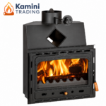 Ъглова камера за вграждане на дърва Prity AC 14 kW
