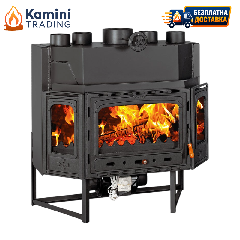 Prity TCF-1 Камера за вграждане на твърдо гориво с въздуховоди TCF 19 kW - Image 1
