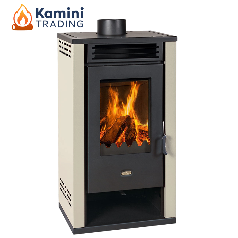 prity-k2-GT-1 Камина на дърва Prity K2 GT 8.1 kW Слонова кост - Image 1