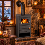 Камина на дърва Prity K22 без уплътнение на вратата 10.4 kW - Image 2
